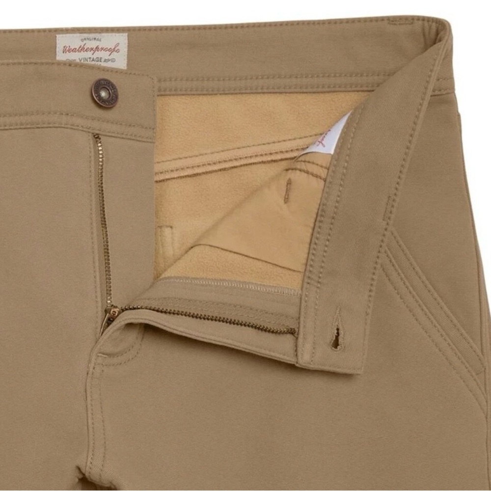 Weatherproof Vintage Men's Bonded Fleece
Lined  Canvas Pant - Picture 8 of 14